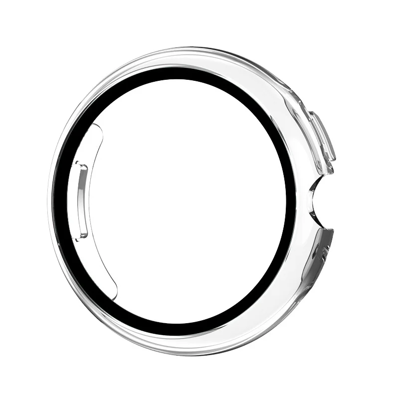 Premium Full Coverage Protective Watch Case with Built-in Tempered Glass and Shockproof Hard PC Bumper