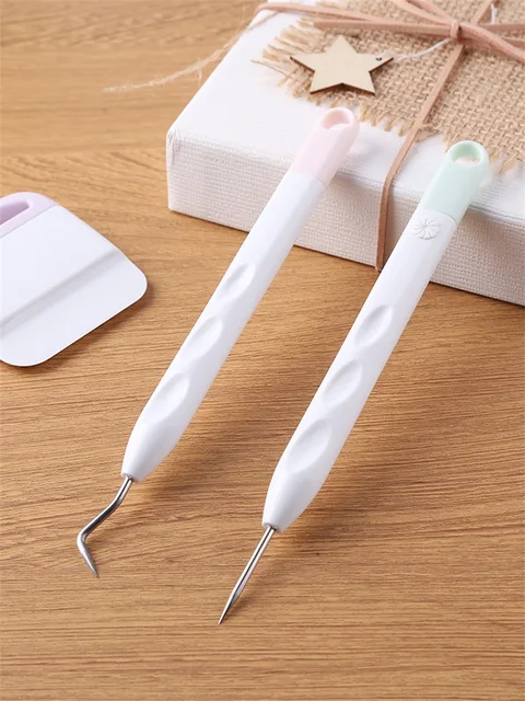 6pcs/set Craft Vinyl Weeding Tools Set Scrapbook DIY Silhouette Relief Carving Tool Kit For Cricut Maker Silhouettes Hand Tools 3