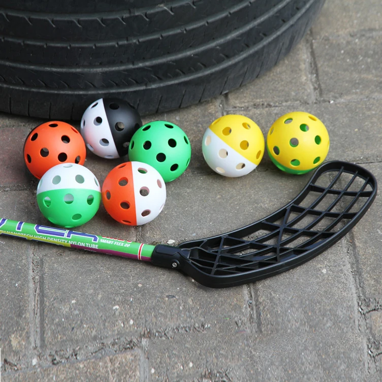 Floorball Stick Ball Soft Baseball Balls Sport Practice Plastic Baseball Training Practice Ice Hockey Ball