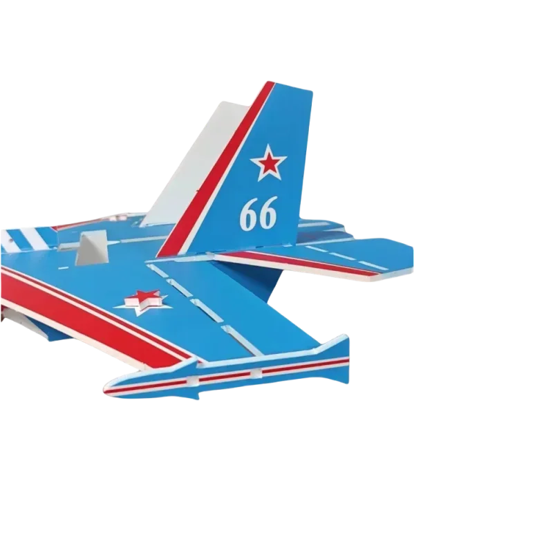 Su27mini Rc Beginner Training Plane 56cm Small Model Airplane KIT Remote Control Fixed Wing Crash Resistant Magic Board Glider 6