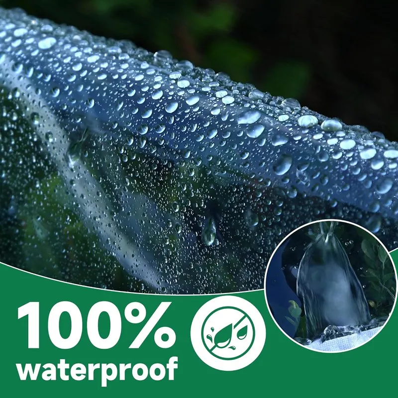 0,35 und 0,55 mm transparente PVC-Plane, anpassbar, transparent, wasserdicht, Stoff, Outdoor-Regenabdeckung, Zaun, regensichere Bildschirmschuppenabdeckung – Detail 9