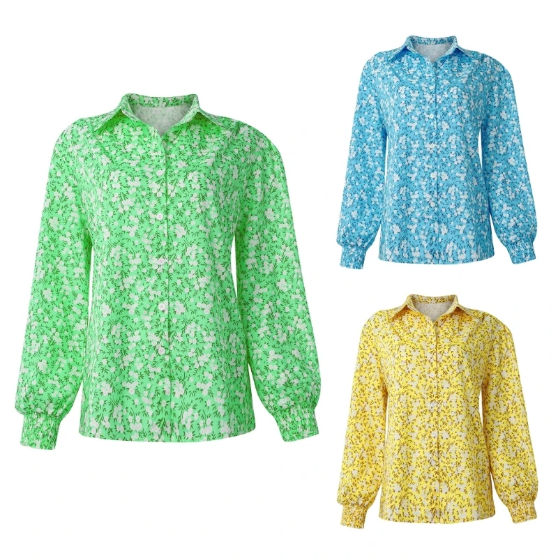 

Блузка женская с V-образным вырезом и длинным рукавом