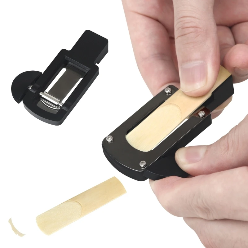 Taglia-ance Per Sassofono Soprano - Cutter In Plastica E Metallo, 74 X 31 Mm, Per Regolare Le Ance