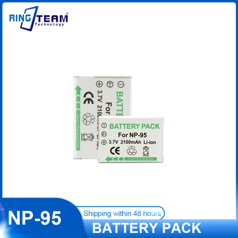 2100Mah Np-95 Np95 Np 95 Batteria Per Fujifilm X30 X100 X100S X100T Xs1 Fujifilm Finepix F30 F31 Real 3D W1