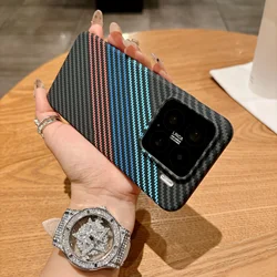 Ultra Thin Carbon Fiber Texture Magnetic Shockproof Case - Slim Matte Cover - Xiaomi 17Pro Max (Three Color)