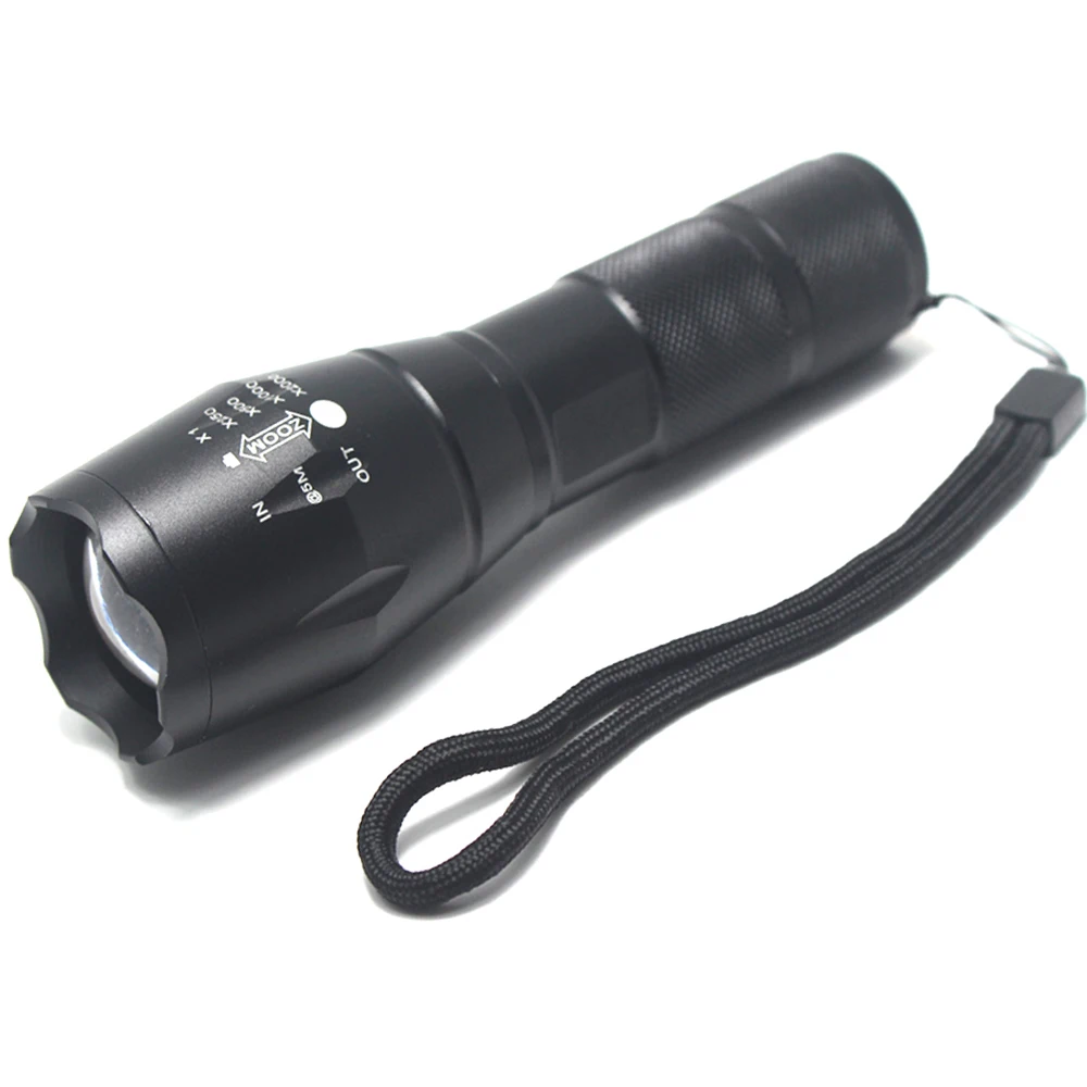 Description Picture 2 of itemWhite/Green/Red Tactical Flashlights 1 Modes 18650 Outdoor Waterproof Lamp Zoomable Hunting Torch Lumens With Scope Gun Mount