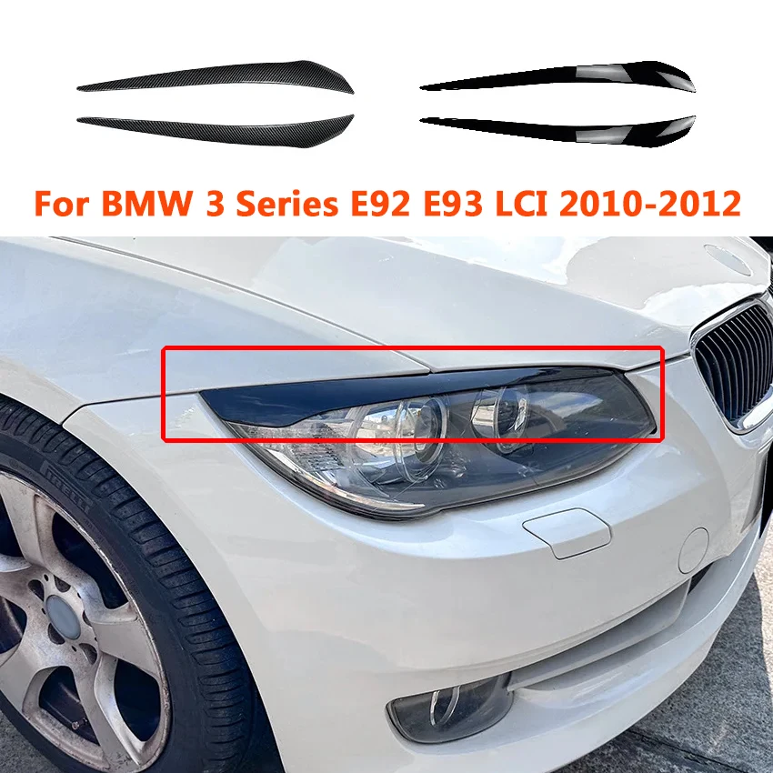 

Передняя панель автомобиля для BMW 3 серии E92 E93 LCI 2010-2012, Обложка для бровей автомобиля, отделка, внешняя модификация, защита корпуса