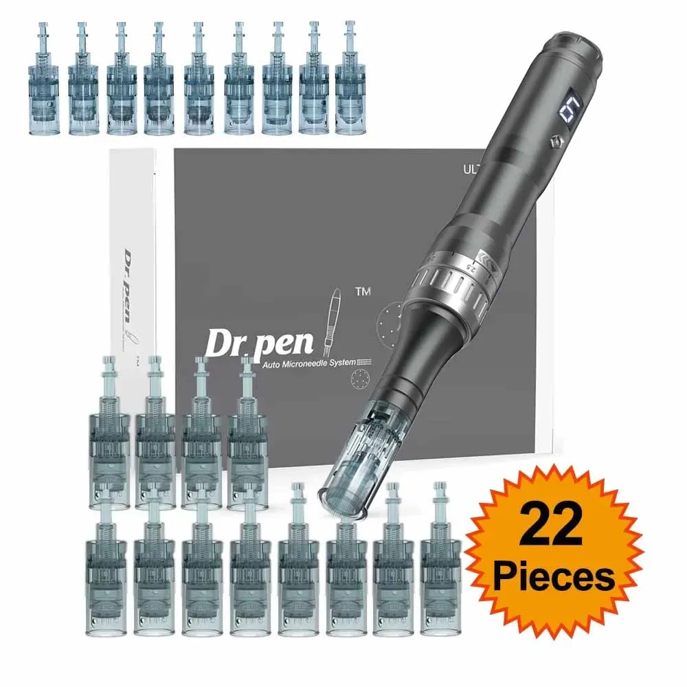 Dr Pen M8 Wireless Derma Pen microneedling derma pen microneedling needle cartridge microneedling cartridge Microneedling Dermapen with 22Pcs Cartridges