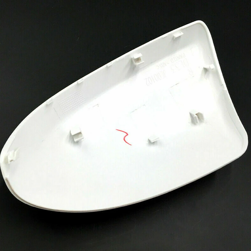 

No-Signal Light Style Mirror Cover Mirror Cover Cap White Car Accessories Passenger Side For Mazda 3 2009-2013