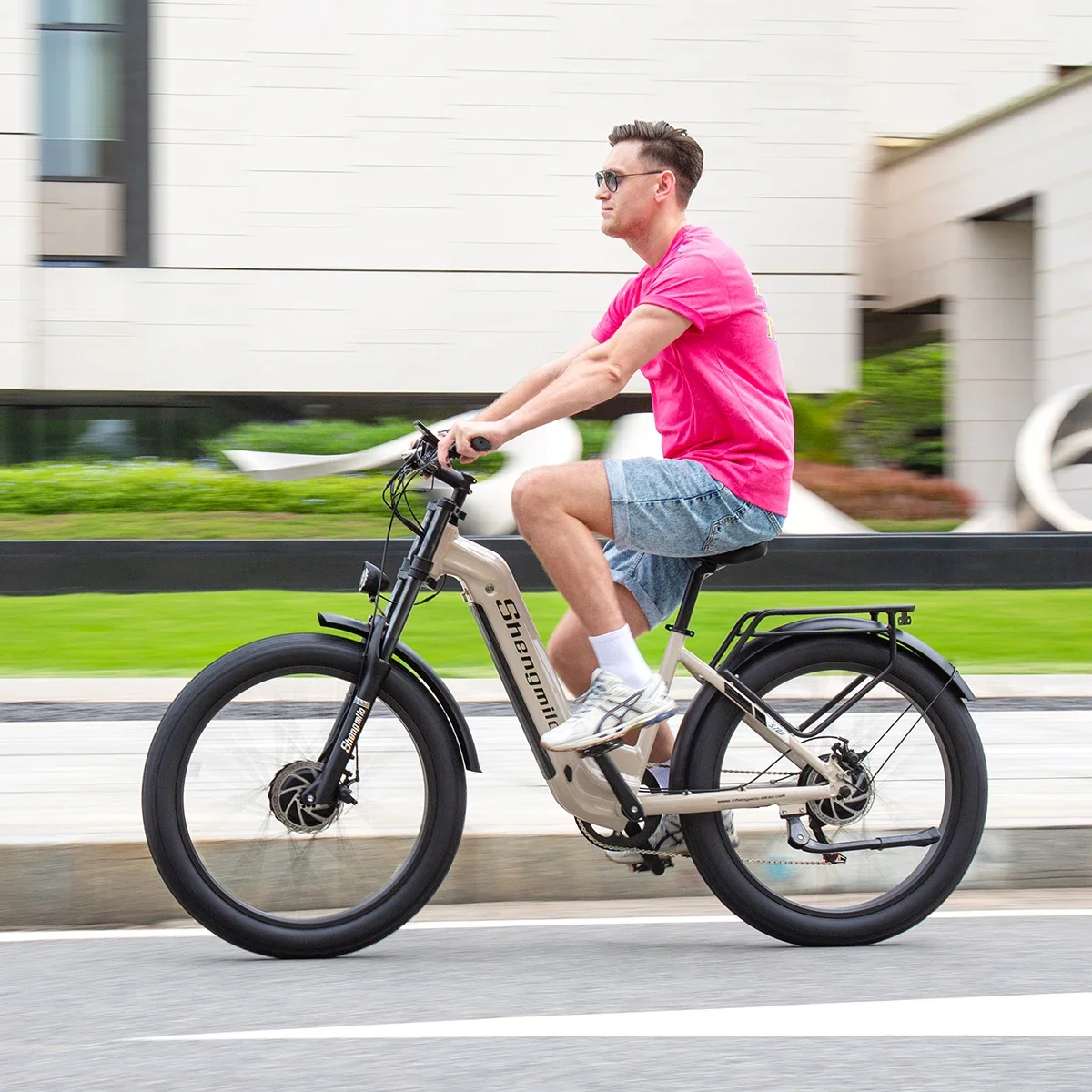 New Shengmilo S700 Ebike 2000W Dual Motor 17.5AH Samsung Battery 26*3Inch Fat Tire Electric Bicycles Mountain Snow Electric Bike