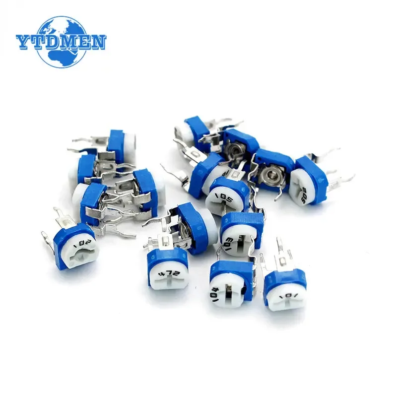 Potentiometer Variable resistor Trimmer Potentiometers multiturn potentiometer potentiometer kit trimmer potentiometer 65PCS