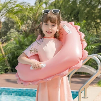 Swimming Ring Tube Swim Pool Accessories Inflatable Swimming Ring Seat Leakproof Toddler Swimming Ring for Kids Circle Float 2