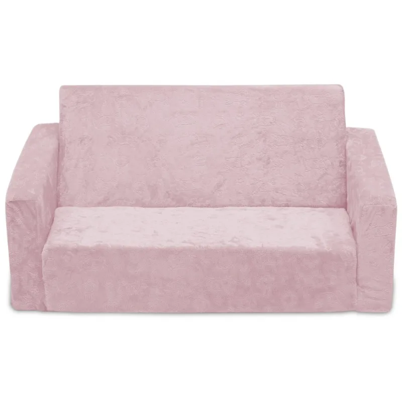 Perfect Sleeper Extra Wide Convertible Sofa to Lounger - Comfy 2-in-1 Flip Open Couch/Sleeper for Kids 2