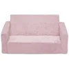 Perfect Sleeper Extra Wide Convertible Sofa to Lounger - Comfy 2-in-1 Flip Open Couch/Sleeper for Kids 2