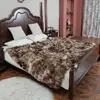 Lightweight Plush Blanket Cozy Bubble Plush Throw Blanket for Office Home Travel Soft Warm Winter Blanket with Heat Retention 1