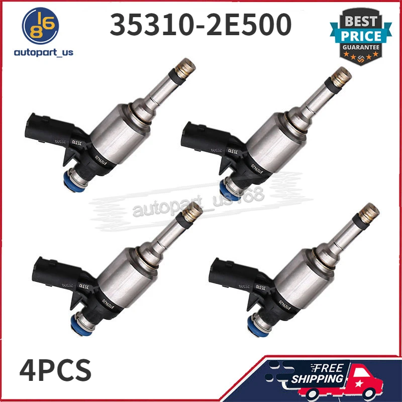 

For HYUNDAI ELANTRA 2014-2017 HYUNDAI TUCSON 2014-2015 KIA FORTE 2014-2016 KIA SOUL 2014-2016 35310-2E500 4PCS Fuel Injectors
