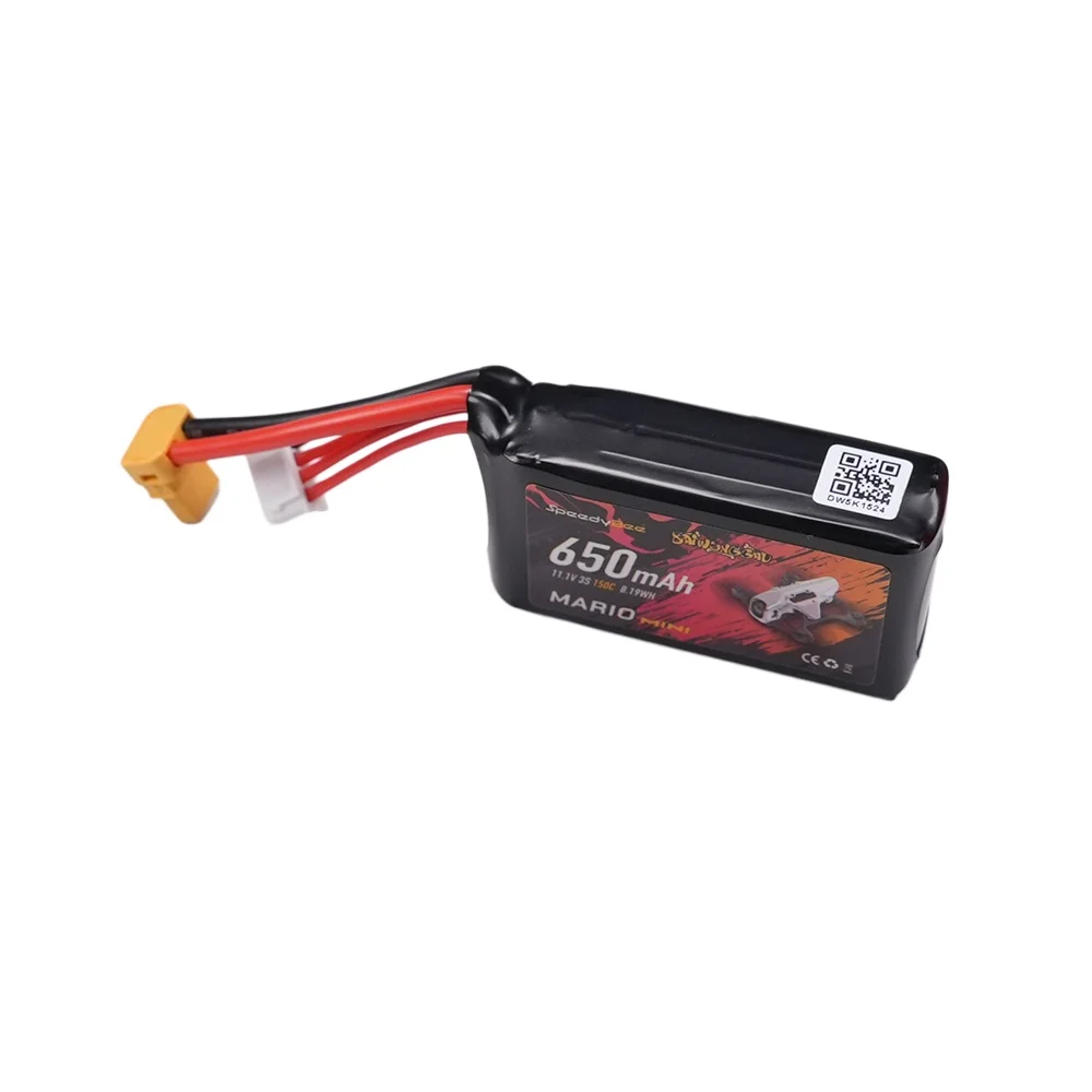 SpeedyBee for FPV  Mario Mini25 3S 150C 650mAh Battery Co-branded New Freestyle Racing DIY Parts thumbnail 2