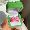 Cute Frog Rings With Box Colorful Acrylic Finger Rings Women Girls Daily Friendship Couple Gifts Lovely Animal Jewelry Accessory 6