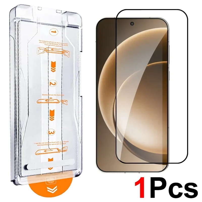 Premium Tempered Glass Screen Protector with Easy Installation Tool - Dust-Free Film