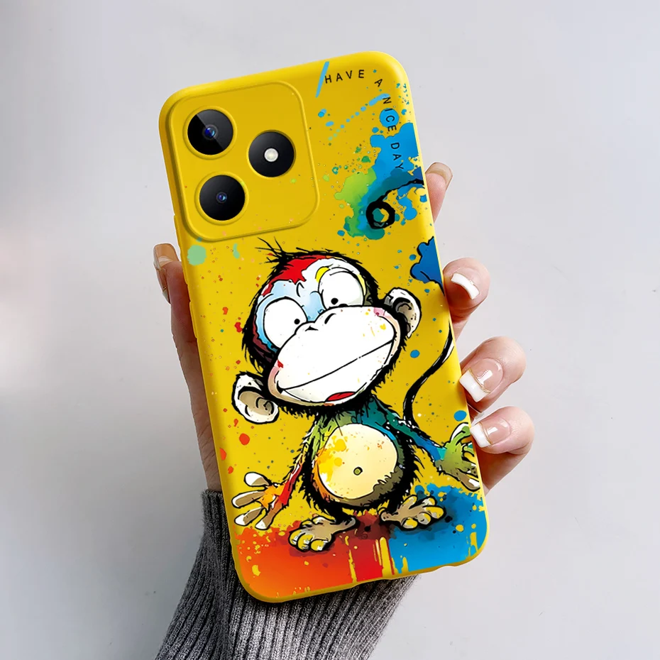Cute Bear & Frog Silicone Soft Back Cover - Fun Cartoon Case