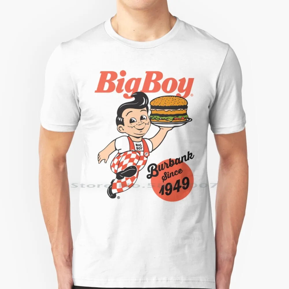Bob Big Boy Burger Burbank Dal 1949 T Shirt Cotton 6Xl Bobs Big Boy Burger Funny For Men Women Burbank Dal 1949 Orange