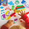 Yeahbo Playdough Sets Toys for Kids 2 3 4 5 Years, Play Dough Tools Plasticine for Children, Playdough Accessories 8 Space Mold 4