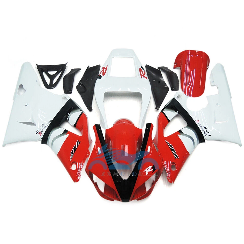 

For YAMAHA YZF R1 1998 1999 Red White Black Motorcycle Fairings Bodywork Fairing Kit r1 98 99