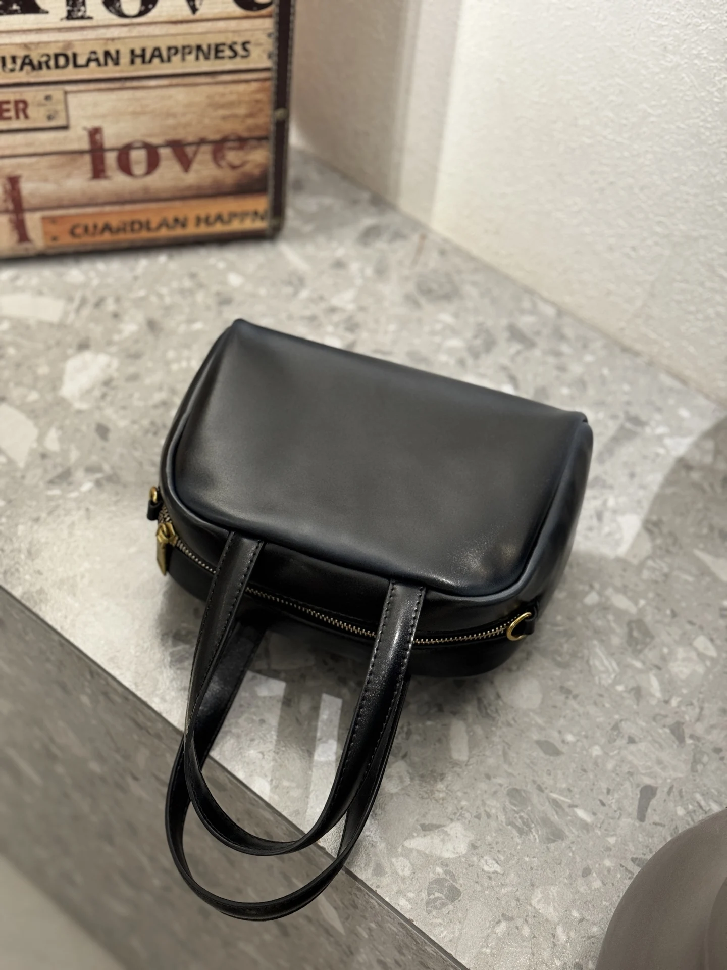 NEW Vintage Spicy Girl Style Multi-Pocket Underarm Women's Bag Niche Design Single Shoulder Motorcycle Soft Leather Handbag