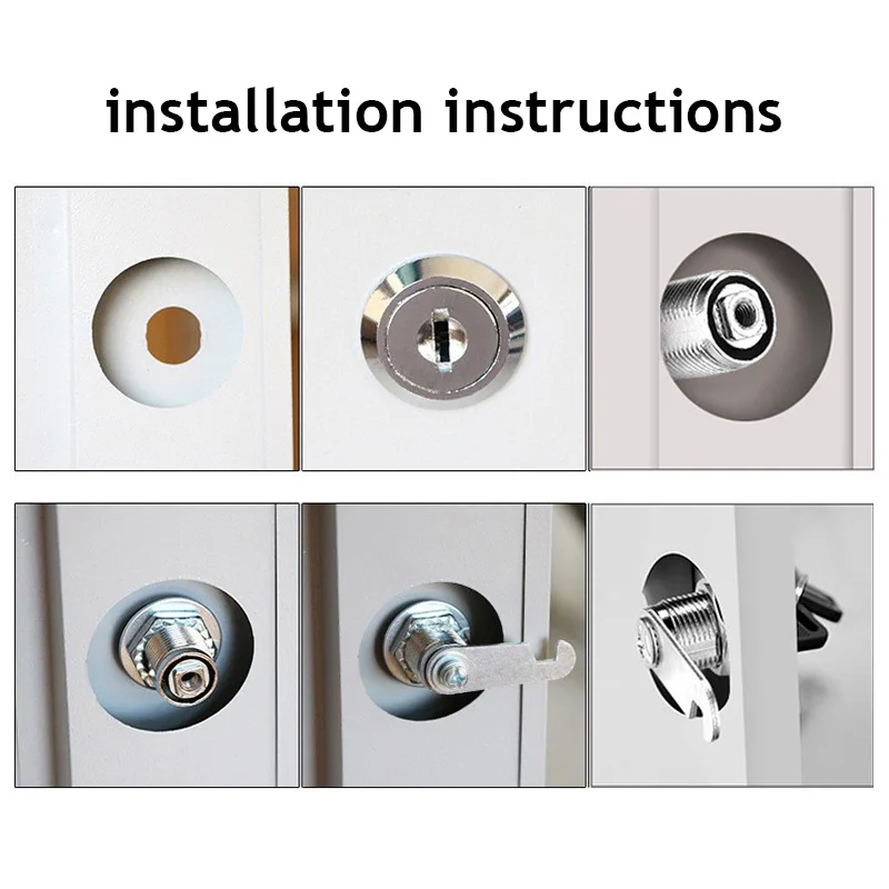 Classic Security Lock Metal Cylinder Cabinet Locker Cam Lock With Keys Security Mailbox Drawer 16mm/20MM/25MM/30MM safety lock security padlock