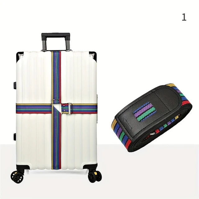 Adjustable Cross Travel Luggage Straps, Suitcase Packing Belt