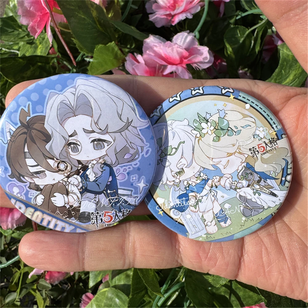 Game Identity Ⅴ Cosplay Badge Pin Tinplate Brooches Accessories Prop