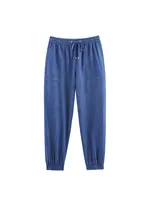 2025 Summer Casual Women Suit Denim Single Breasted Short Sleeve Shirt Elastic Waist Pants Fashion 2-piece Sets - Image 4