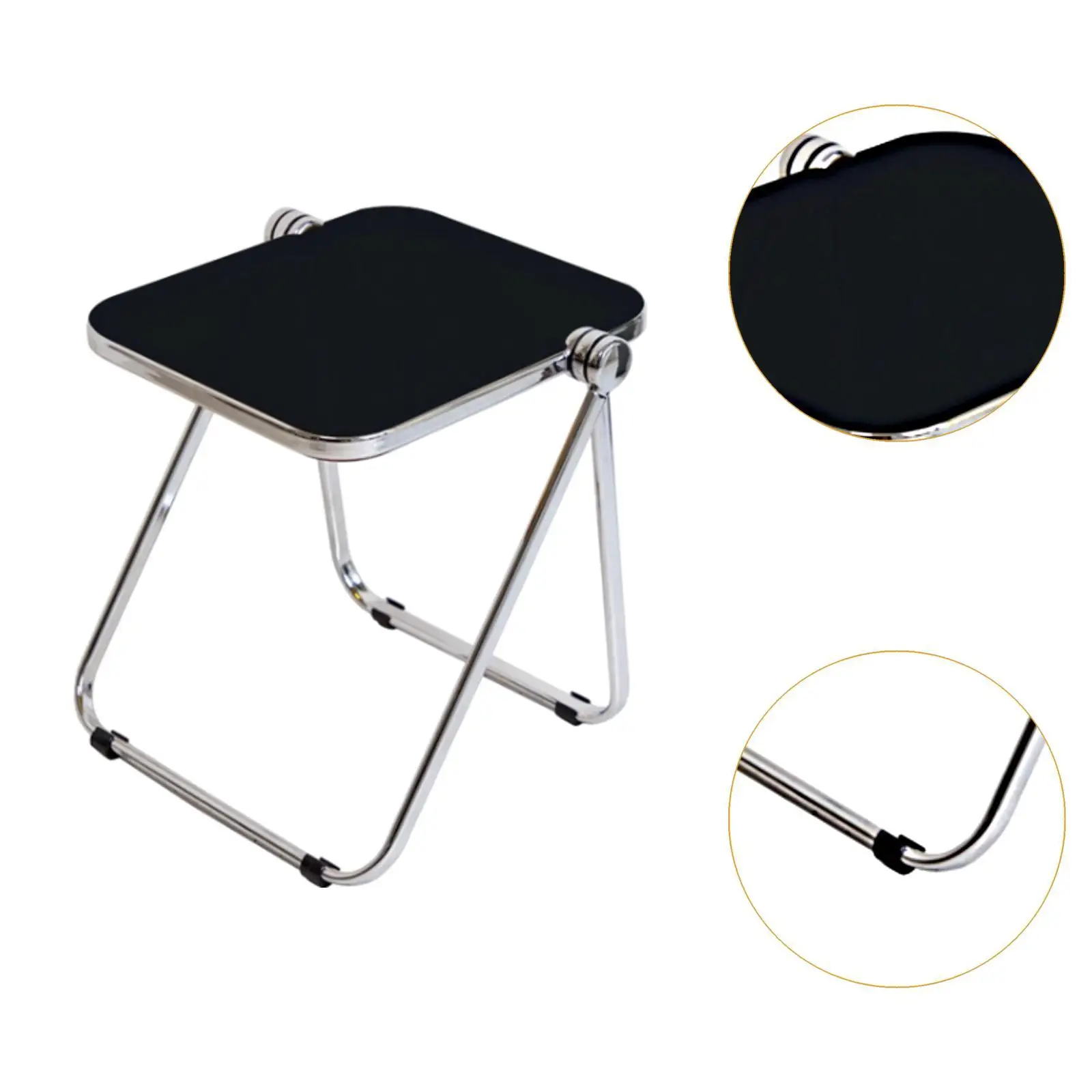 Folding Tray Table Sturdy Multipurpose Non Slip Save Space Acrylic Dinner Tray Table for Dorm Apartment Office Bedroom Home