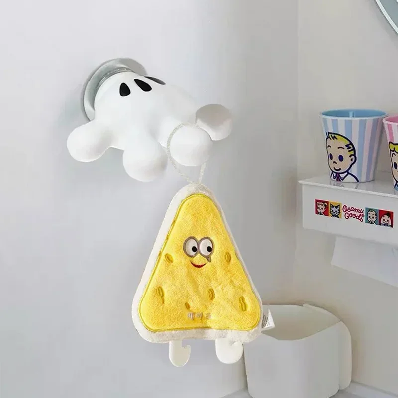 Toothbrush Holder Toothbrush Holder Mickey Palm Cute Bathroom Towel Suction Cup Multi-function Hook Traceless Hook Data Cable Winder