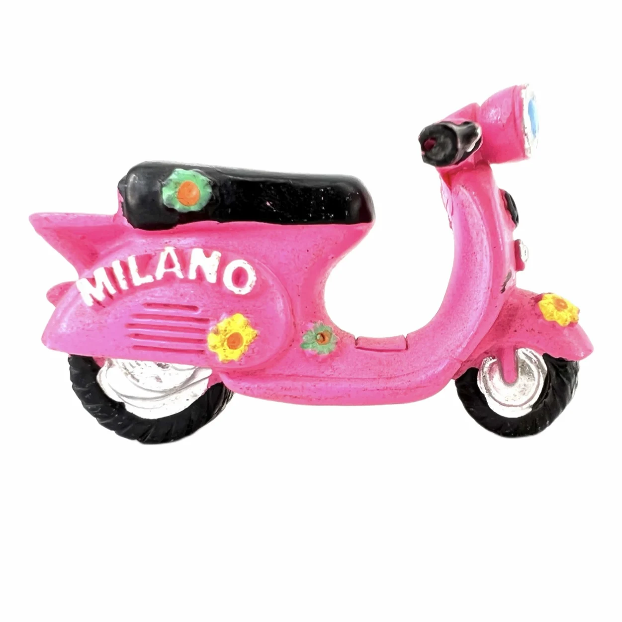 

Milan Italy Fridge Magnets Pink Motorcycle Travel 3D Memorial Magnetic Refrigerator Stickers Gift Room Decoration Collectio