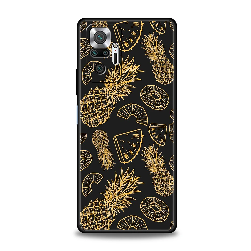 Goldfolie Kunst Handy hülle Abdeckung für Redmi 13c 10c Note 13 12 10 11 Pro plus 7 8t k40 k50 Gaming Pro plus 5g Soft shell Capas Taschen – Detail 2