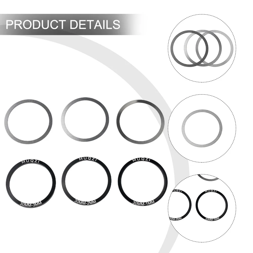 Description Picture 2 of item6pcs Bike Bottom Bracket Crankset Washer For BB86/91/92/PF30/BB30 Bicycle Crank Bottom Spacer Cycling Bike Crankset Accessories
