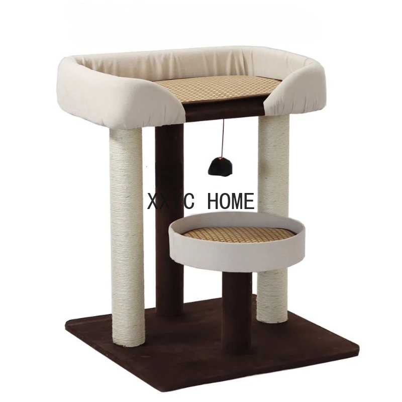 Zqcat Tree Cat Tree Integrated Cat Climbing Frame Large Cat Ragdoll House Scratch Board