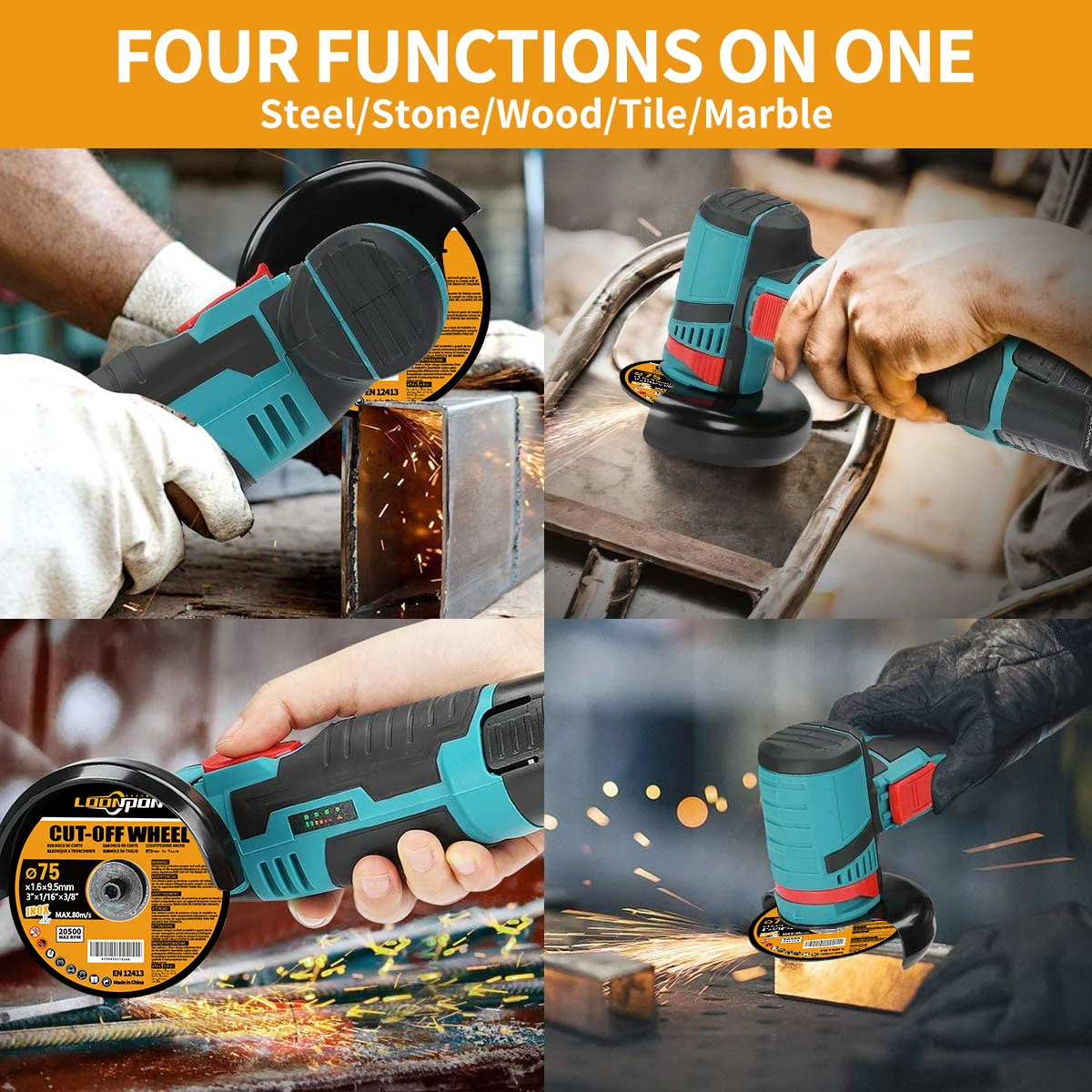 HSS/Carbite Cutting Disc Polishing Disc 75mm Diameter 10mm Bore Grinding Disc Multifunction Electric Angle Grinder Attachment 6 HSS/Carbite Cutting Disc Polishing Disc 75mm Diameter 10mm Bore Grinding Disc Multifunction Electric Angle Grinder Attachment - Image 6