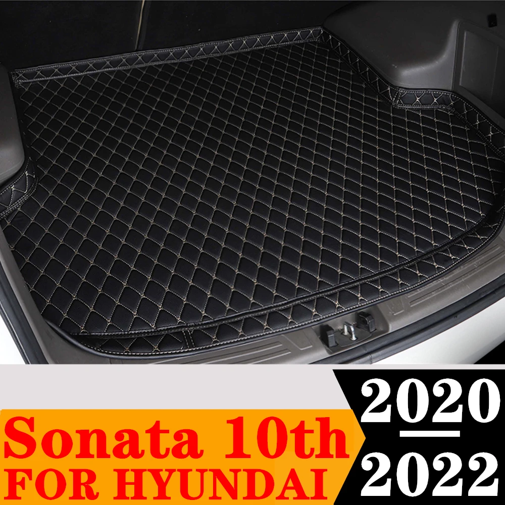 

Коврик для багажника автомобиля Hyundai Sonata 2022 2021 2020 XPE, Задний защитный чехол для груза, поднос для багажника, коврик для багажа