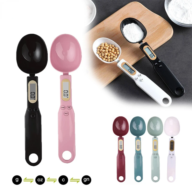 Kitchen Electronic Measuring Spoon 500/0.1g Accurate Food Scales Digital  Weight Gram Measurement Spoon Scale with LCD Display - China Digital Spoon  Scale and 500g Scale price