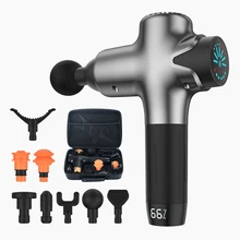 

FODRK Massage Gun Electric Neck 8 Heads Massager Smart Hit Fascia Gun for Body Massage Relaxation Fitness Muscle Pain Relief