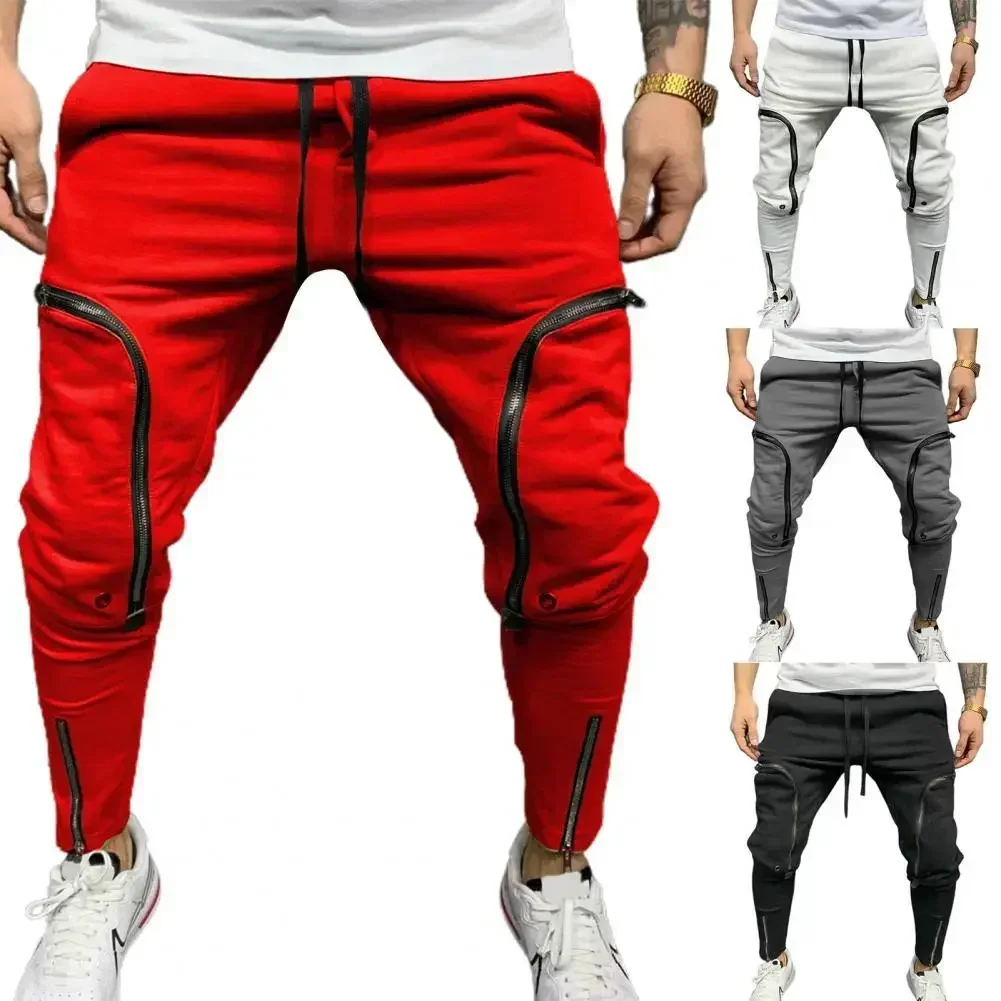

TPJB New Street Hip Hop Men's Pants Jogger Spring Summer Hipster Streetwear New Male Solid Color Casual Cargo Pants Men Trousers