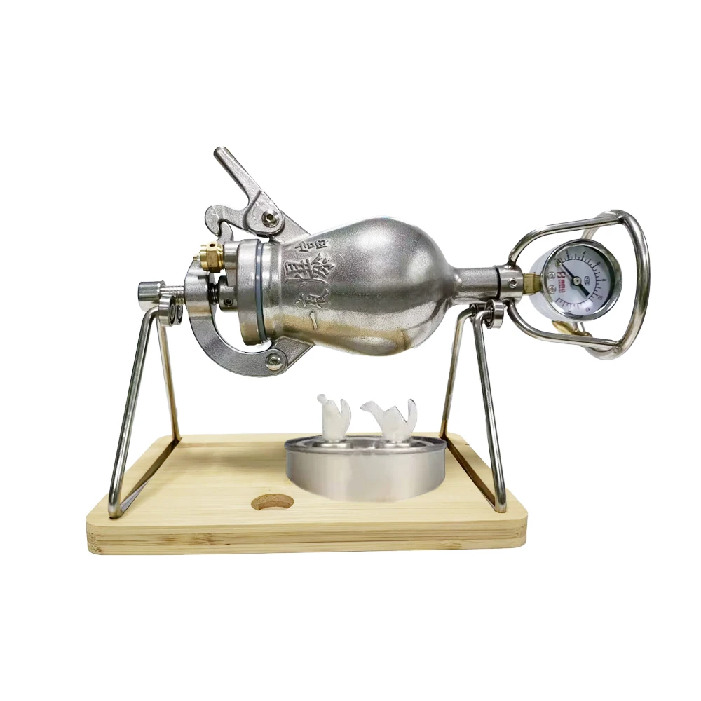 Popcorn Popper 248/230/100ML Stainless Steel Hand Old-fashioned Small Hand-cranked