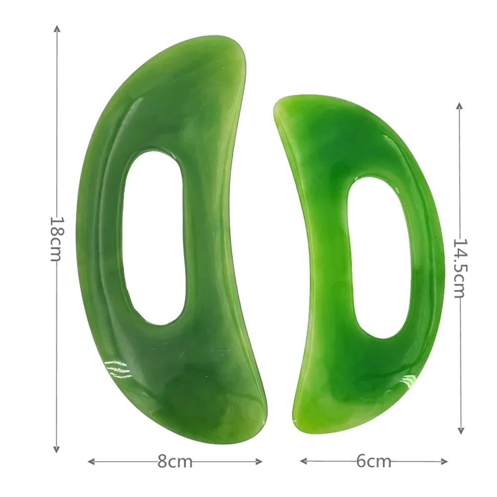 1Pc Guasha Board Resin Beeswax/Synthetic Resin Tool Scrpy aping Board Massage Tool Guasha Massage Scraper Thera