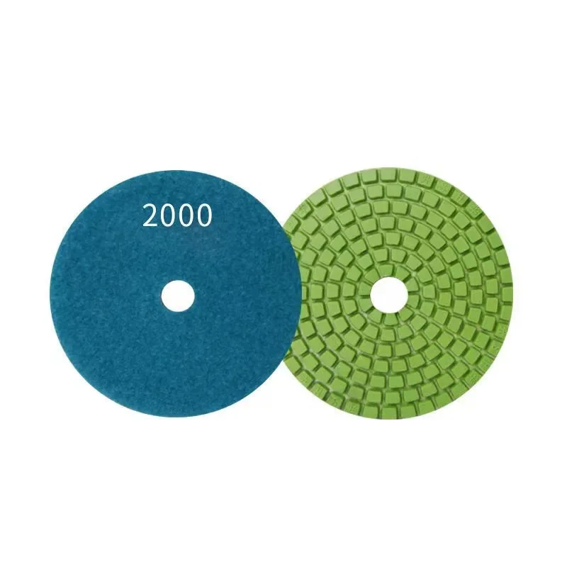 

4inch 100mm Diamond Hand Polishing Pad, 2000# Wet Diamond Marble Granite Concrete Polishing Pads
