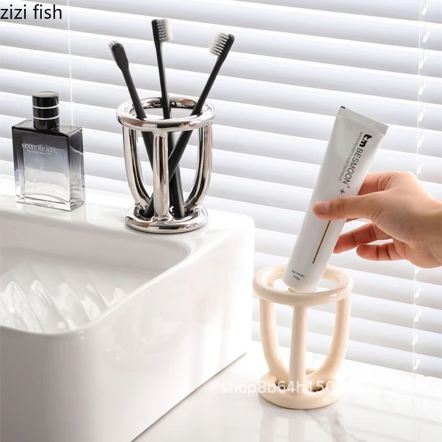 HOSupplies-Porte-brosse à dents, étagère à dentifrice, support de vidange,  rangement T1 - AliExpress