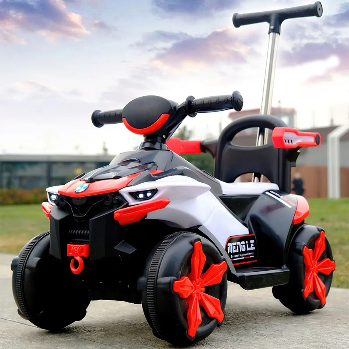 

6V Kids Ride On ATV, Electric 4-Wheeler Car for Boys Girls, with Remote Control, Bluetooth,4.5 km/h Max Speed