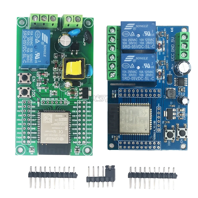 Placa de Desenvolvimento Esp32 Wi-fi Bluetooth Ble Módulo de Relé Único Porta i o Programa Uart Porta de Download