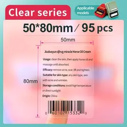 Niimbot Transparent Self-Adhesive Round Label Paper for Mini Portable Thermal Printers (T5080)